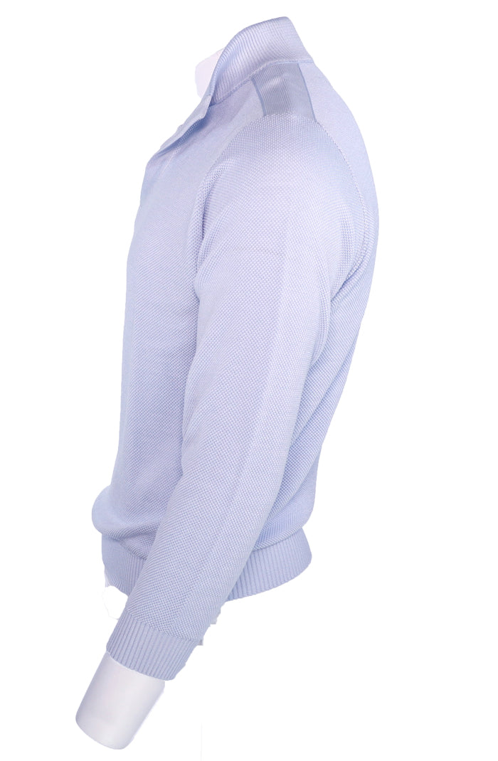 St. Croix Open Mock Crystal Stitch Sweater