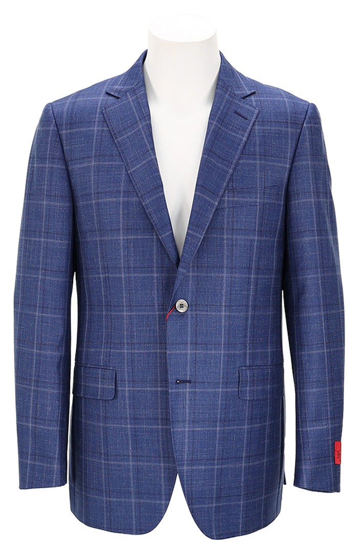 Byron Blue and White Check Sport Coat