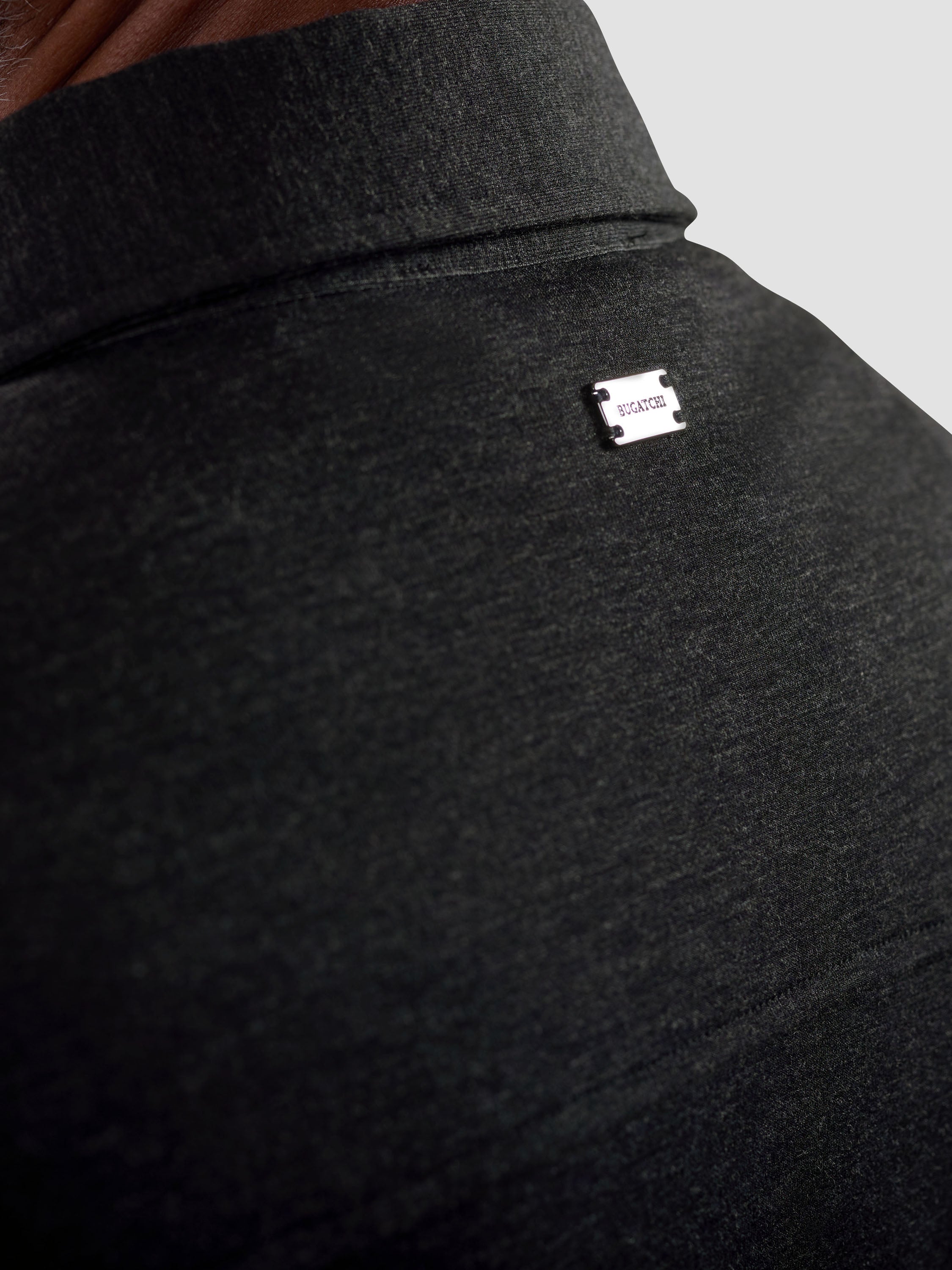 Bugatchi L/S Snap Front Knit