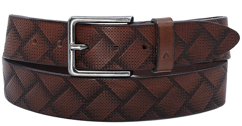 Alberto Lucas Leather Belt | Brown