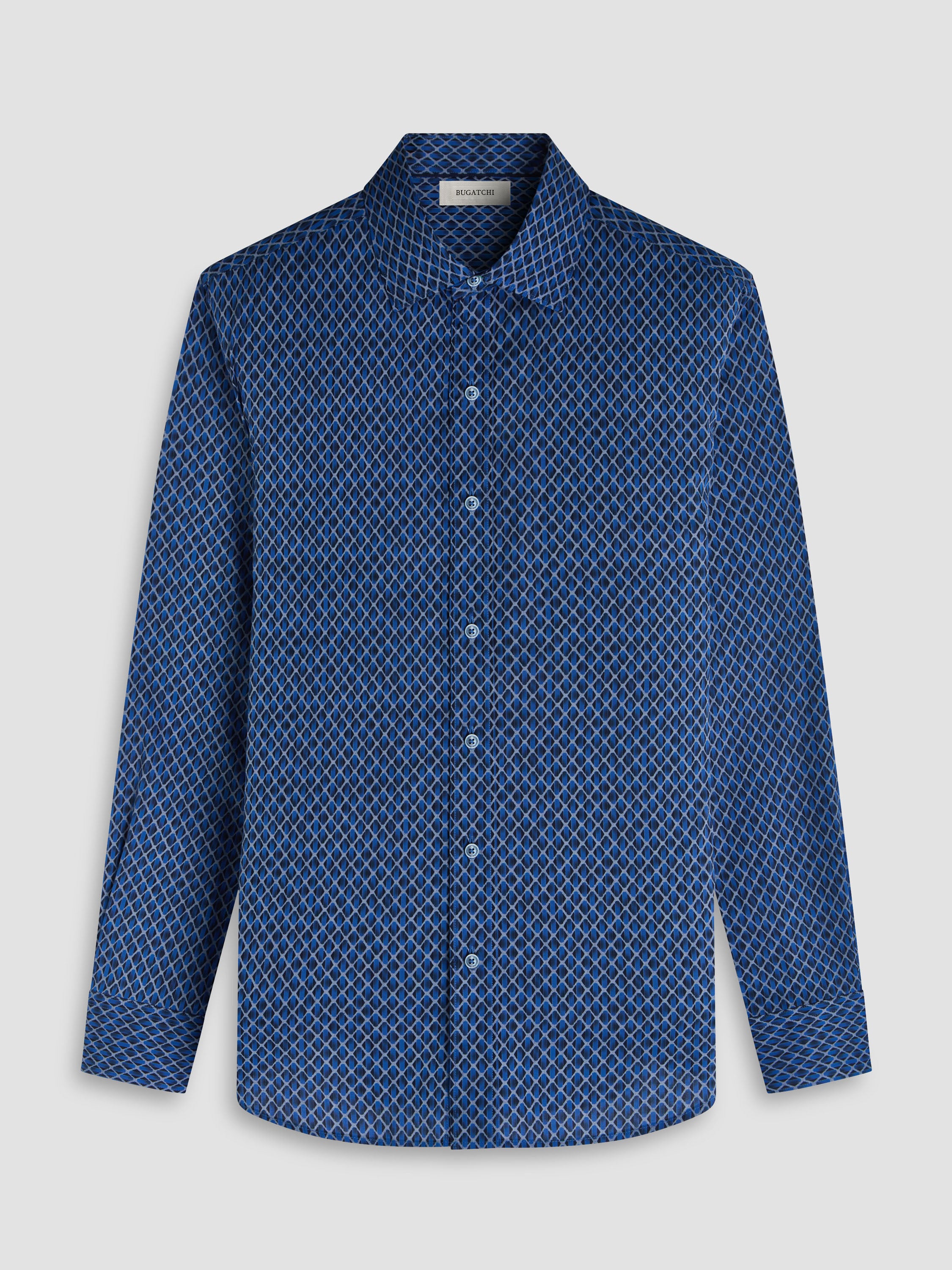 Bugatchi L/S Axel Woven Shaped