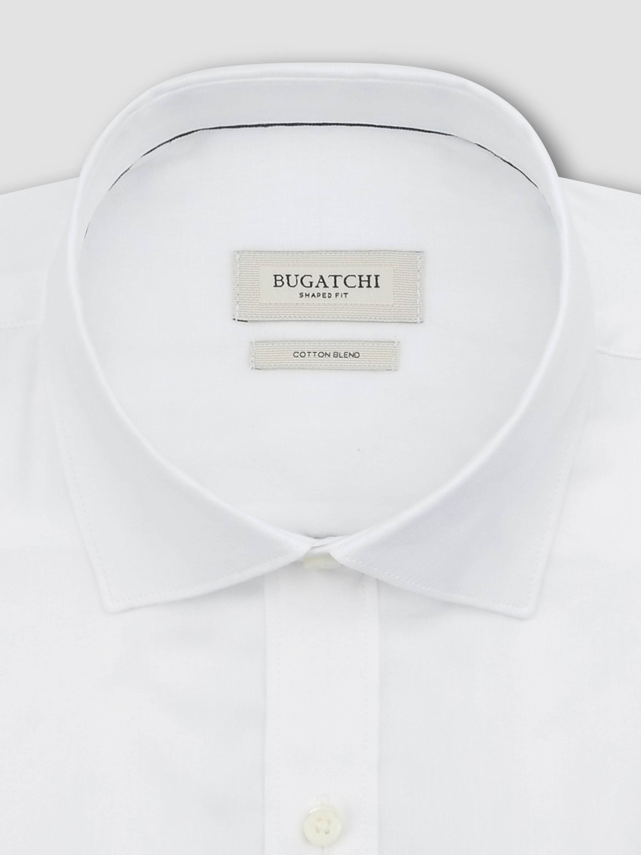 Bugatchi L/S Axel Shirt, White