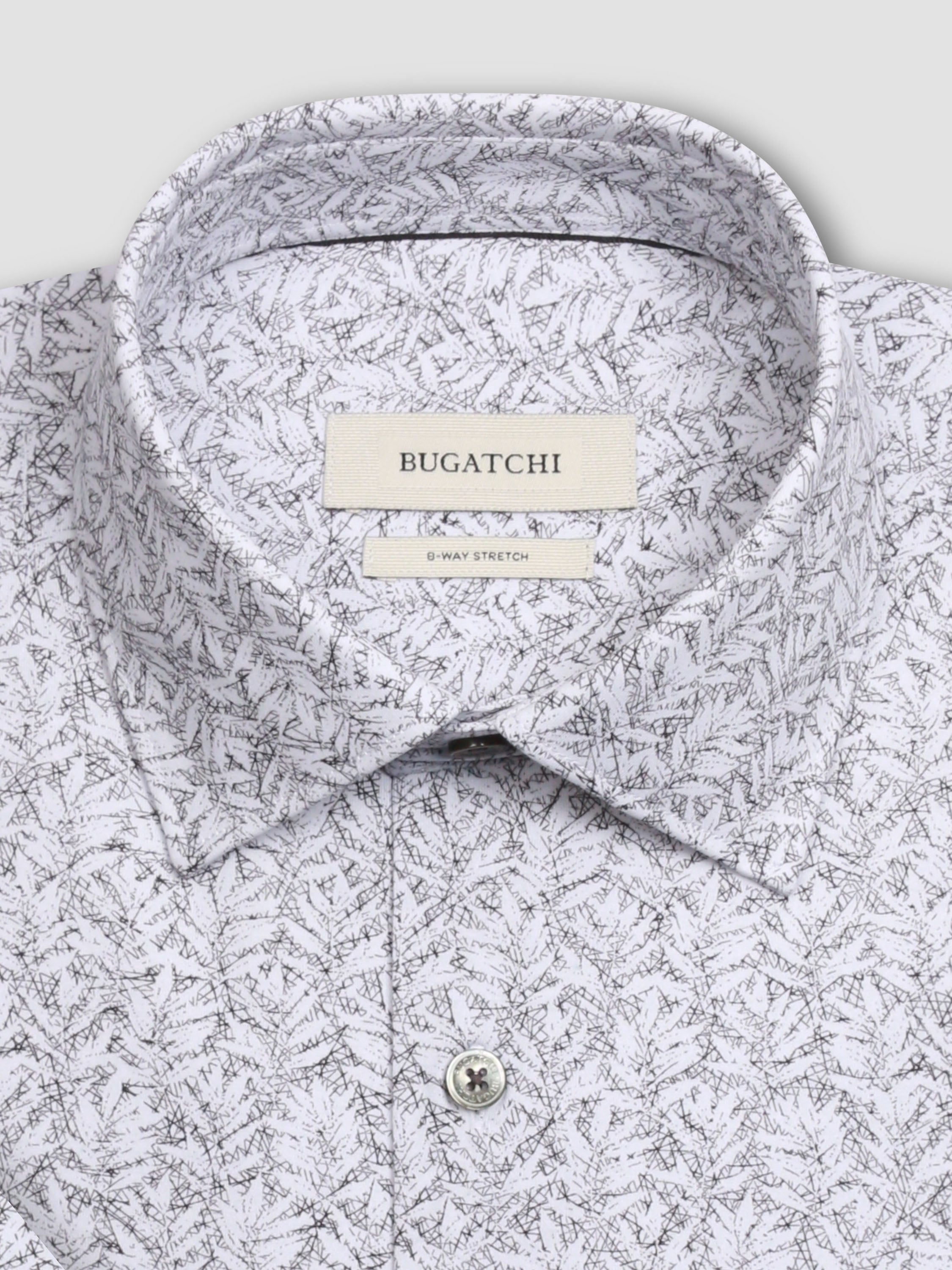 Bugatchi Ooohcotton S/S Shirt, Zinc