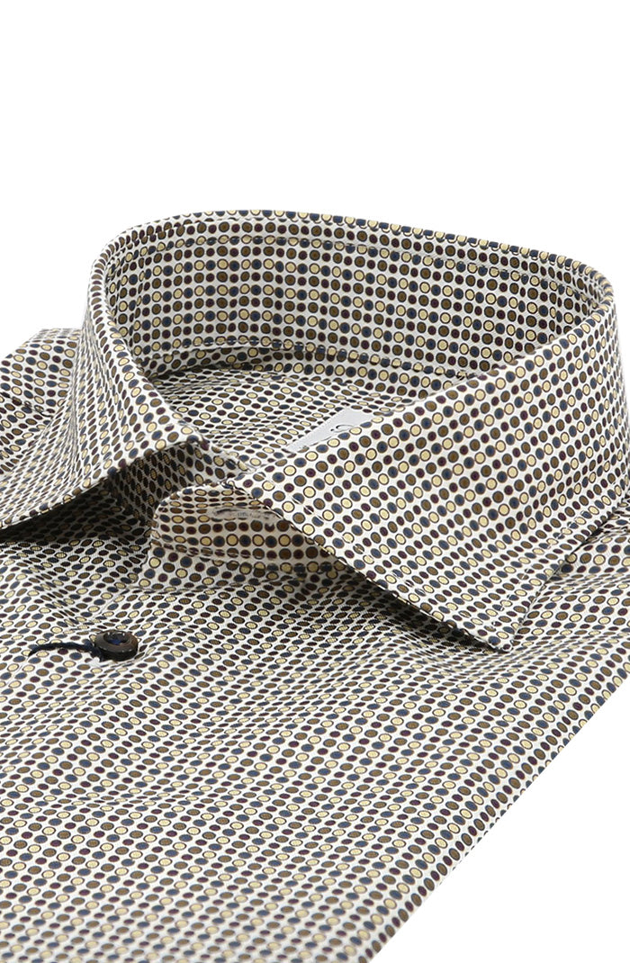Stenstroms Long Sleeve Shirt For Men in Brown and Blue 12751 8066