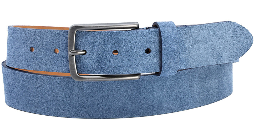 Alberto Harrison Suede Belt | Blue