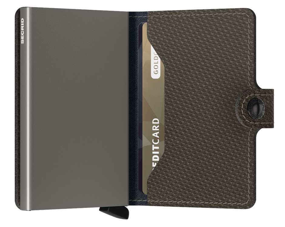 Miniwallet Carbon | Khaki