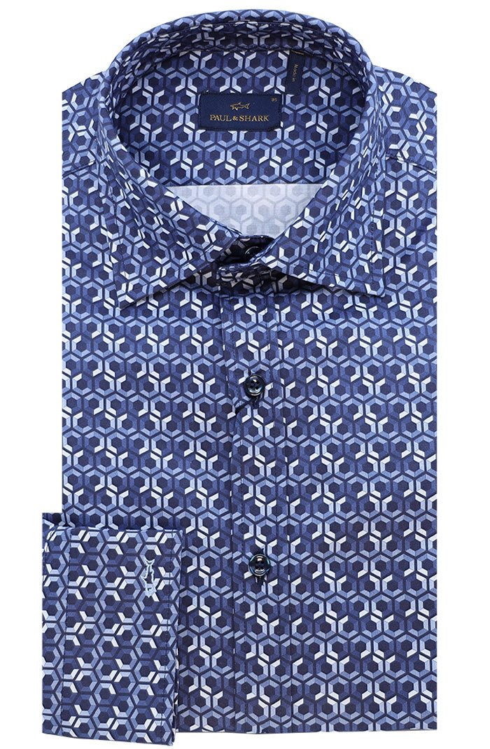 Cotton Twill Printed Shirt