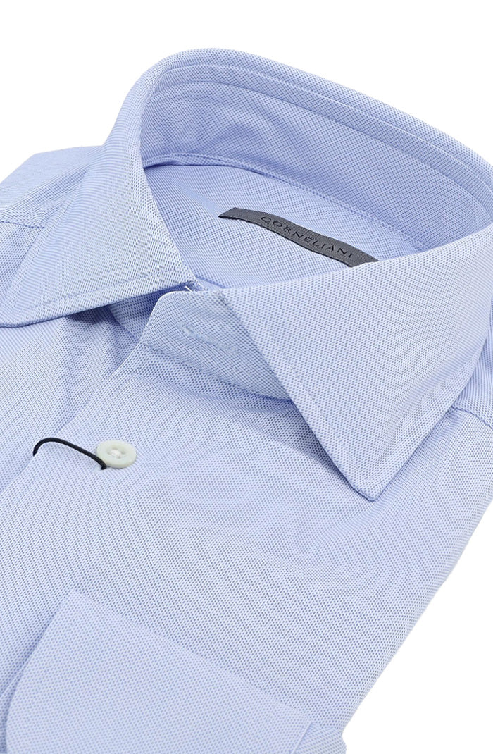 Corneliani Long Sleeve Shirt, Blue