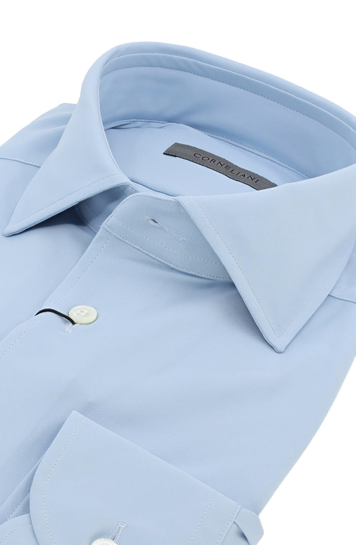Corneliani Long Sleeve Shirt, Blue