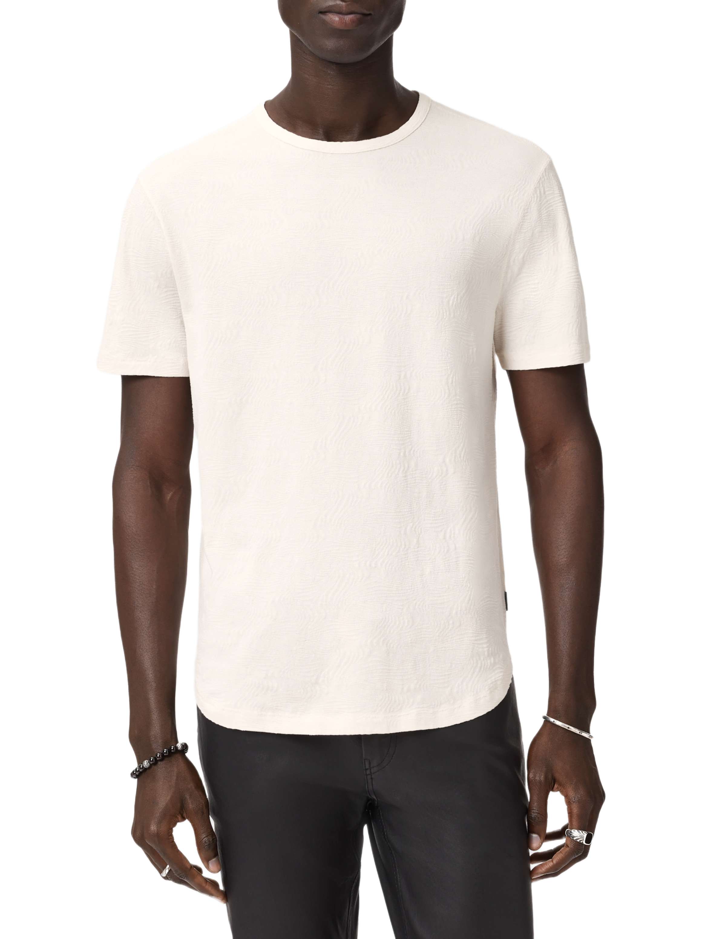 John Varvatos S/S Crew T-Shirt, Salt