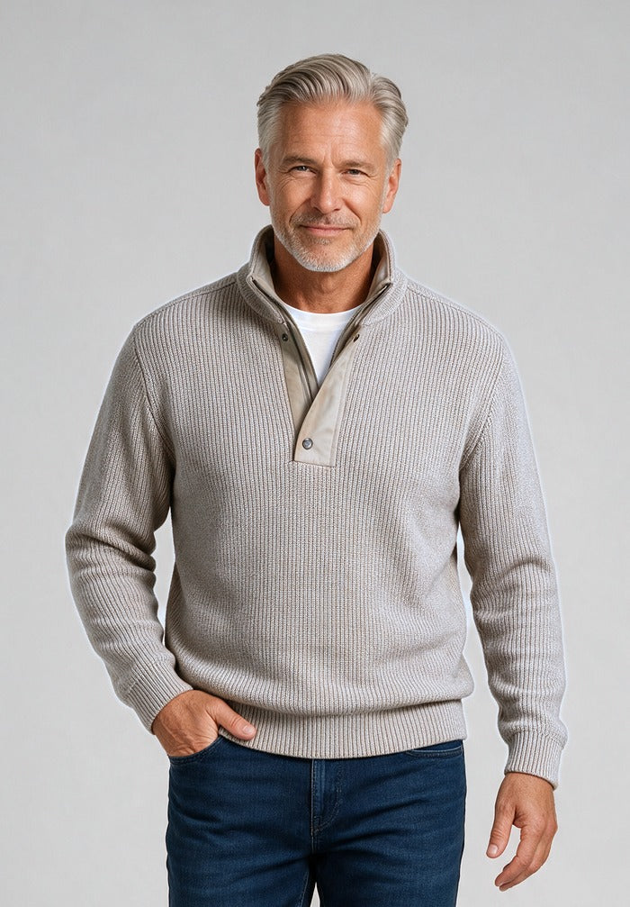 Paul & Shark Typhoon Re4x4 Half-Zip, Beige — model detail
