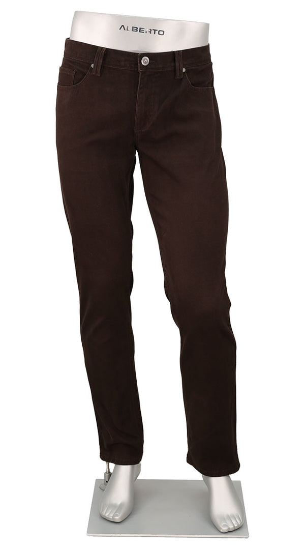Pipe Diamond Brushed Cotton, Brown