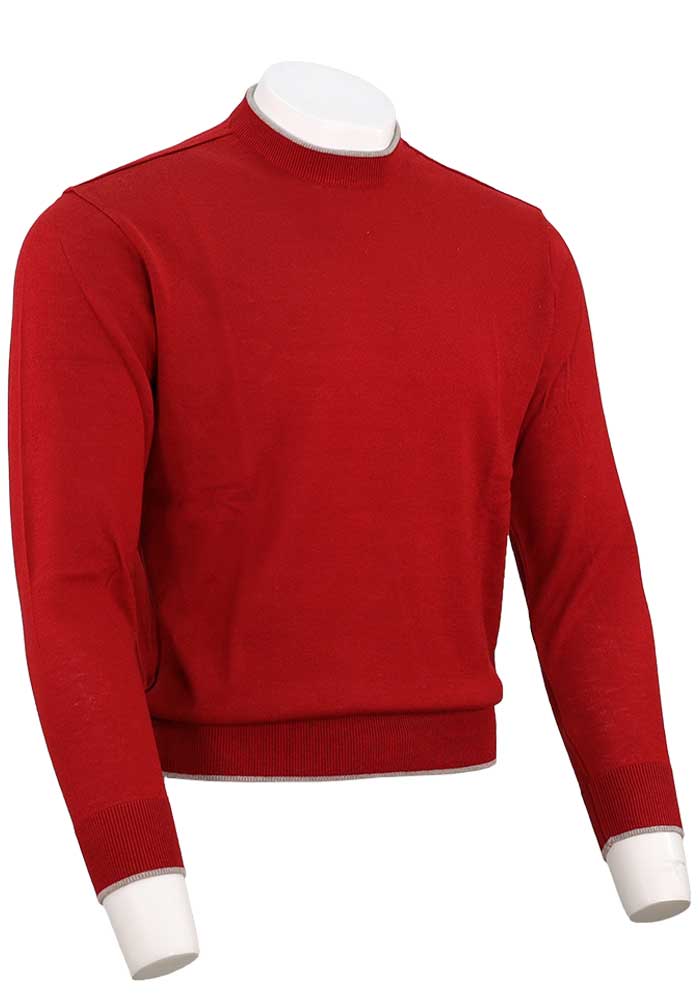 Paul & Shark Soft Piuma Crewneck, Brick Red
