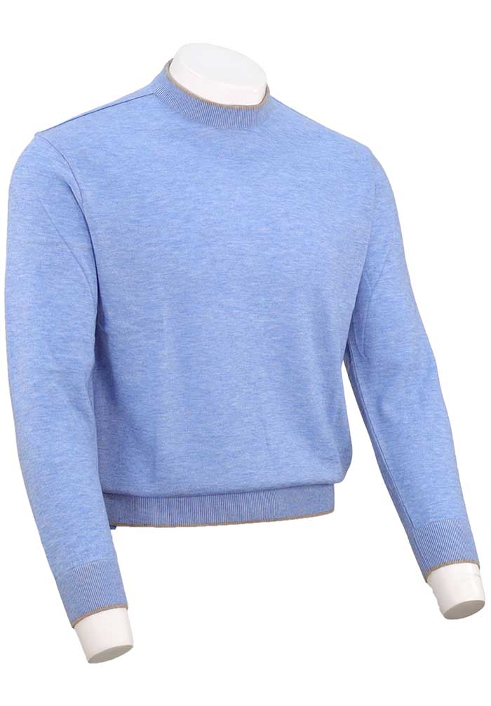 Paul & Shark Soft Piuma Crewneck, Light Blue