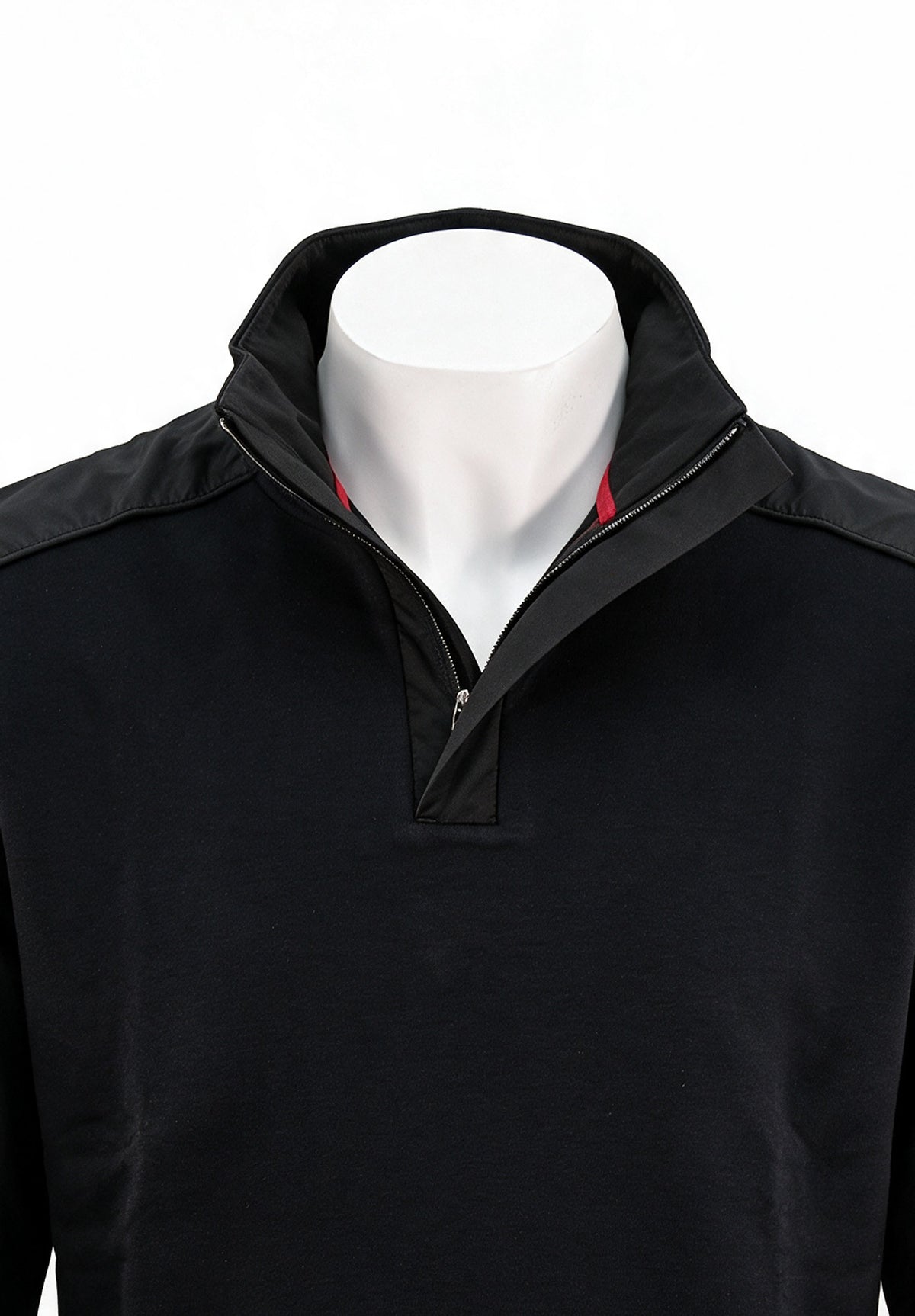 Paul & Shark Xsoft Fleece Half-Zip, Black — view 2