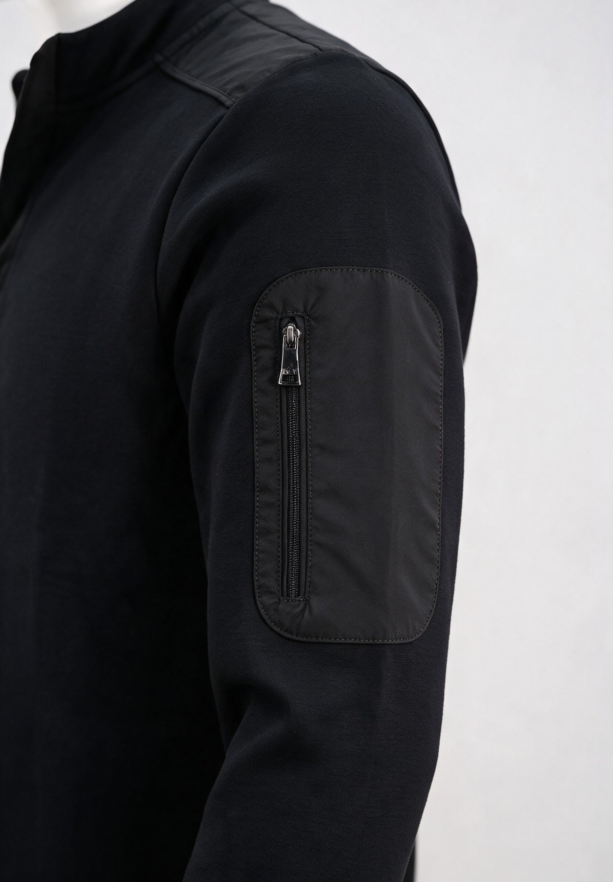 Paul & Shark Xsoft Fleece Half-Zip, Black — view 4