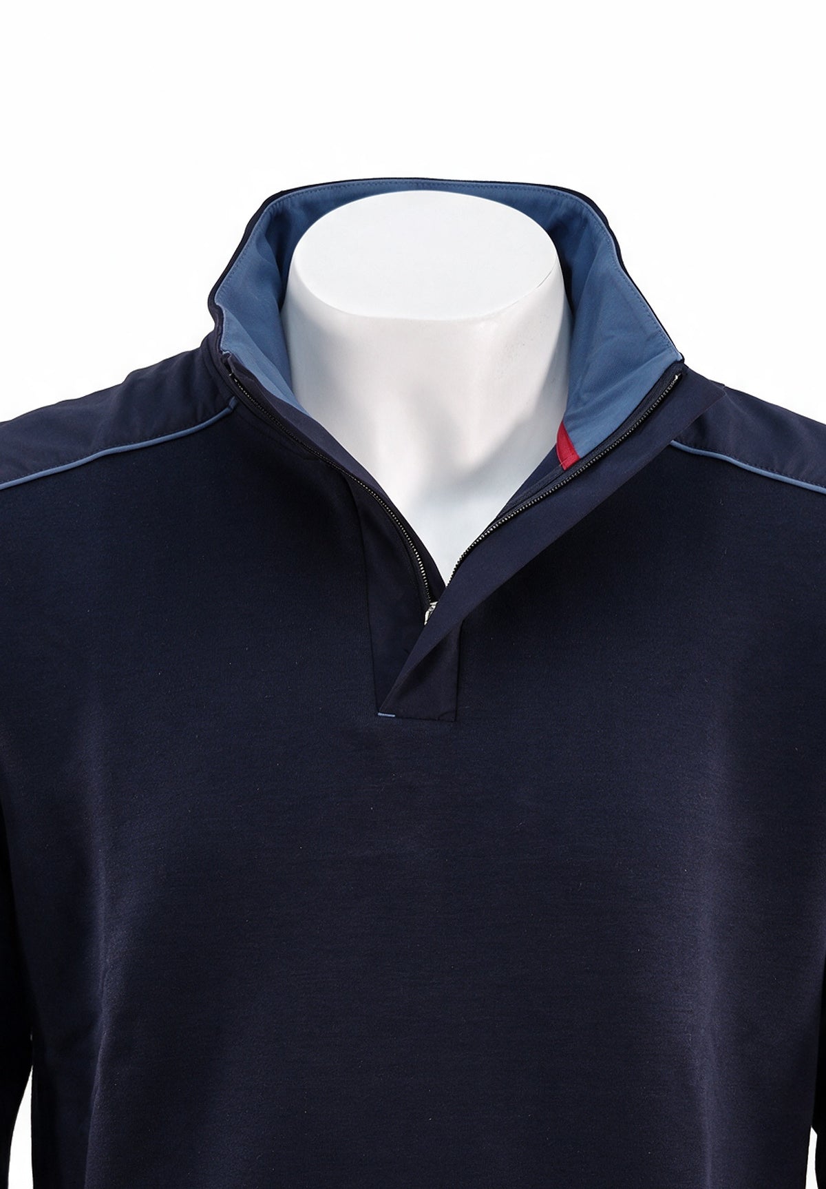 Paul & Shark Xsoft Fleece Half-Zip, Blue — view 2