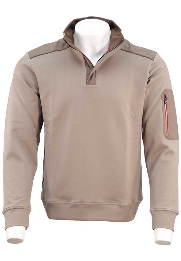 Paul & Shark Xsoft Fleece Half-Zip, Beige