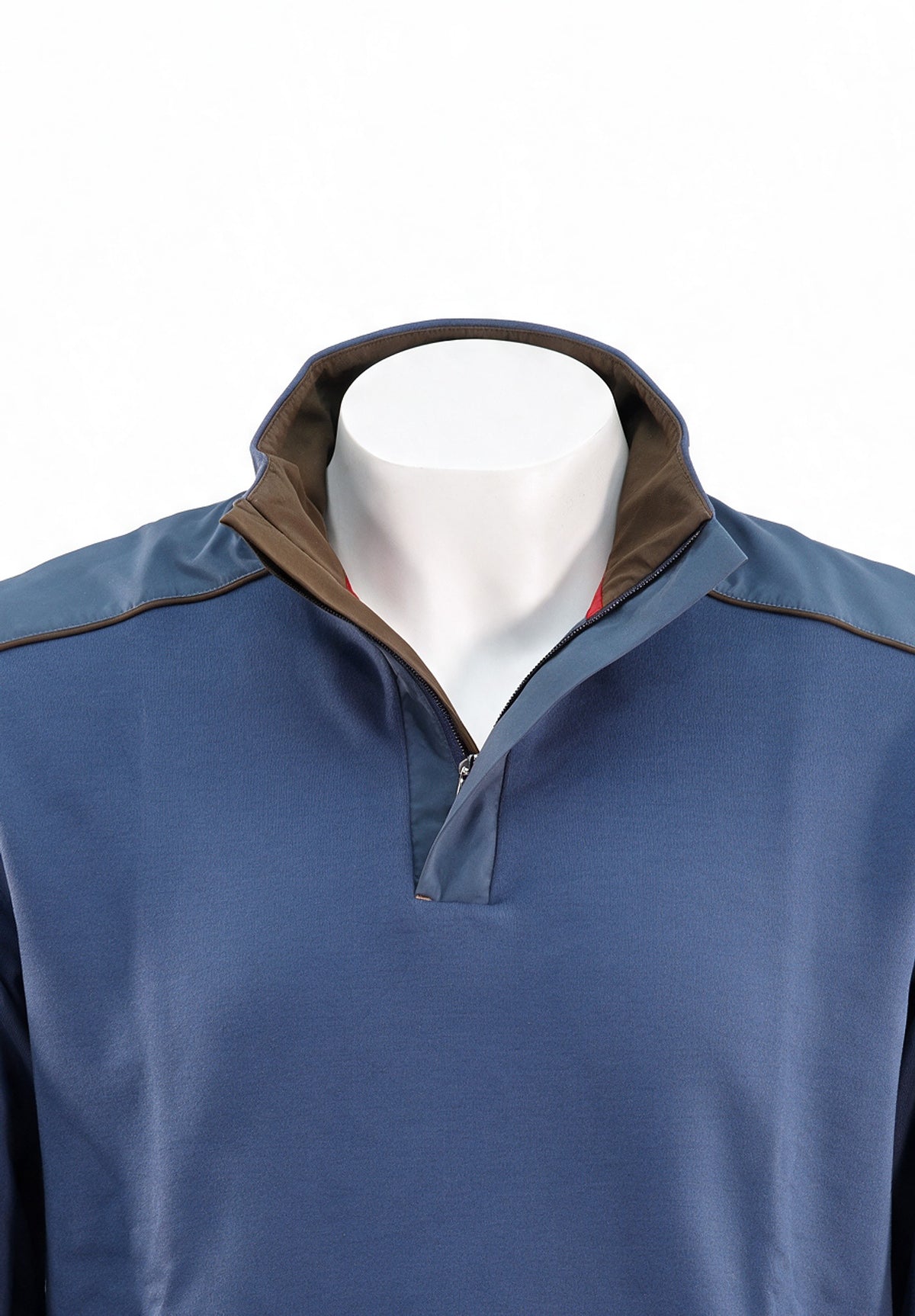 Paul & Shark Xsoft Fleece Half-Zip, Cadet Blue — view 2
