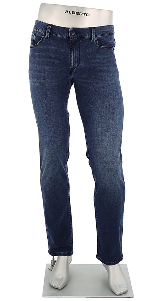 Alberto Pipe Super Stretch Denim, Indigo