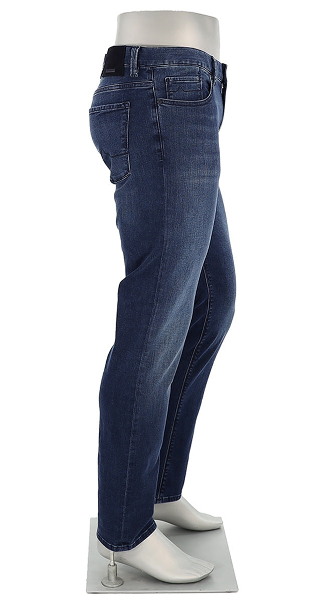 Alberto Pipe Super Stretch Denim, Indigo