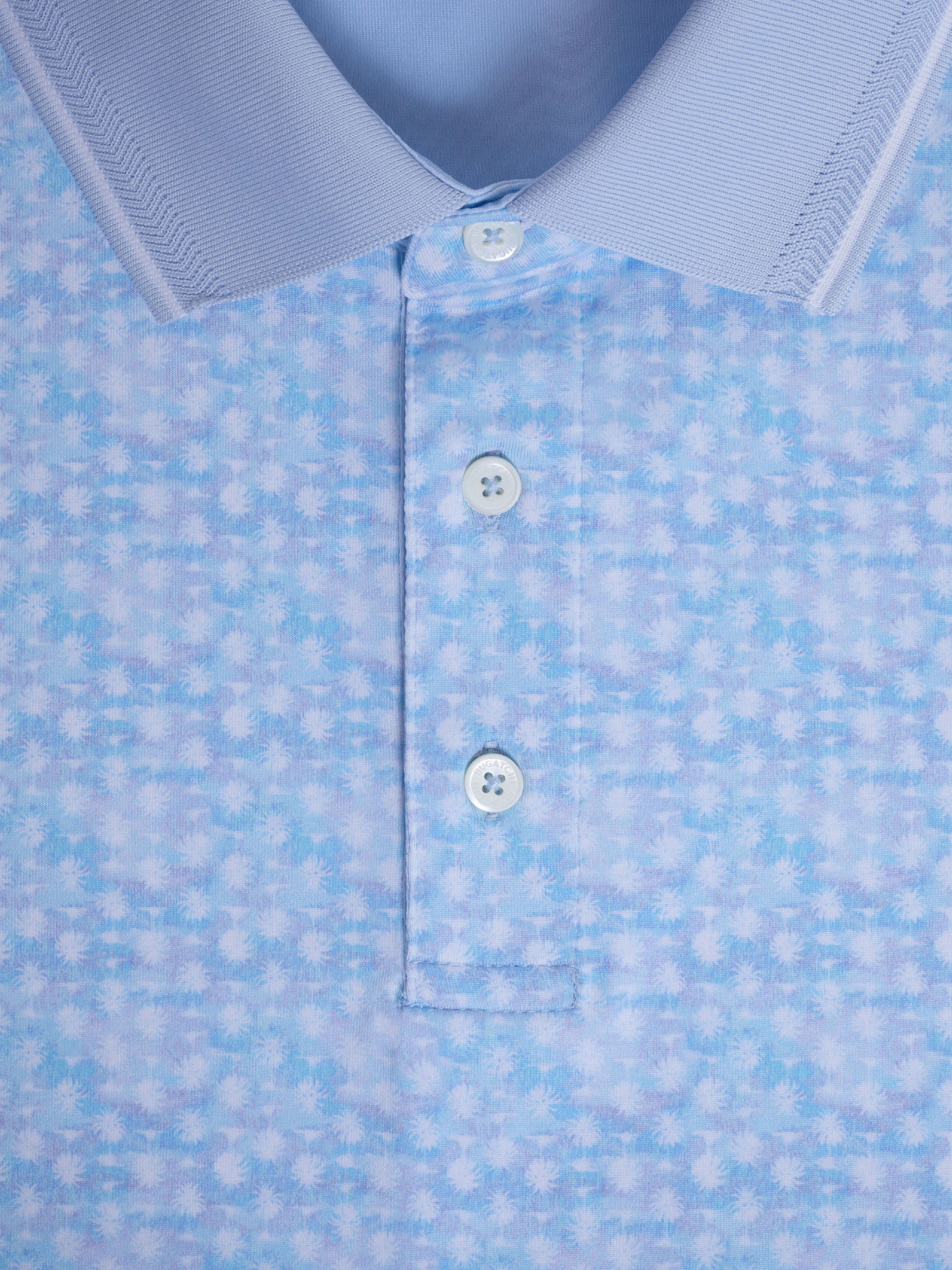 Bugatchi S/S Performance Polo, Lavender