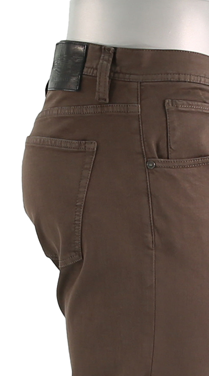 Stone Stretch Colored Denim Tobacco
