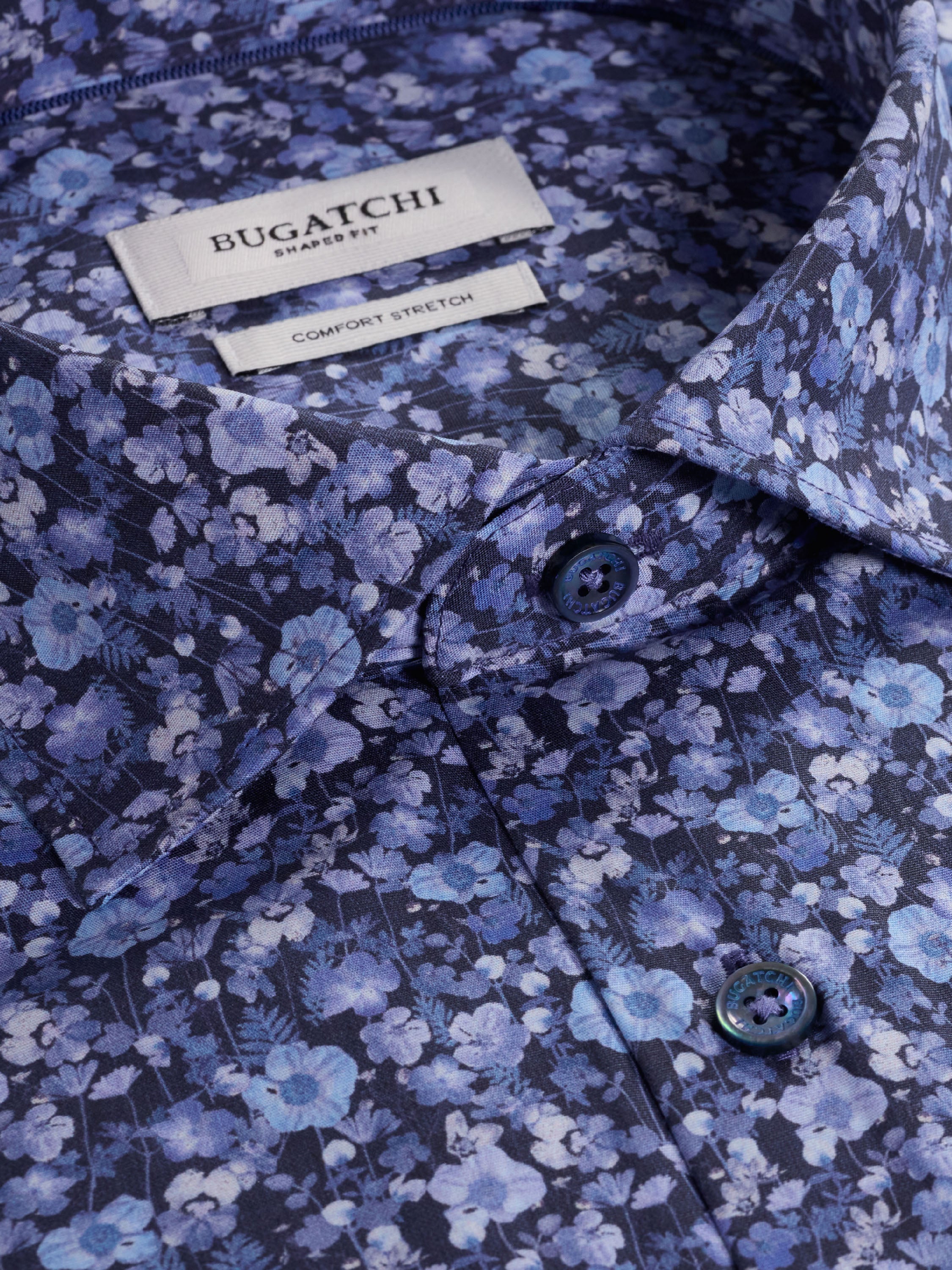 Bugatchi L/S Axel Woven Shaped