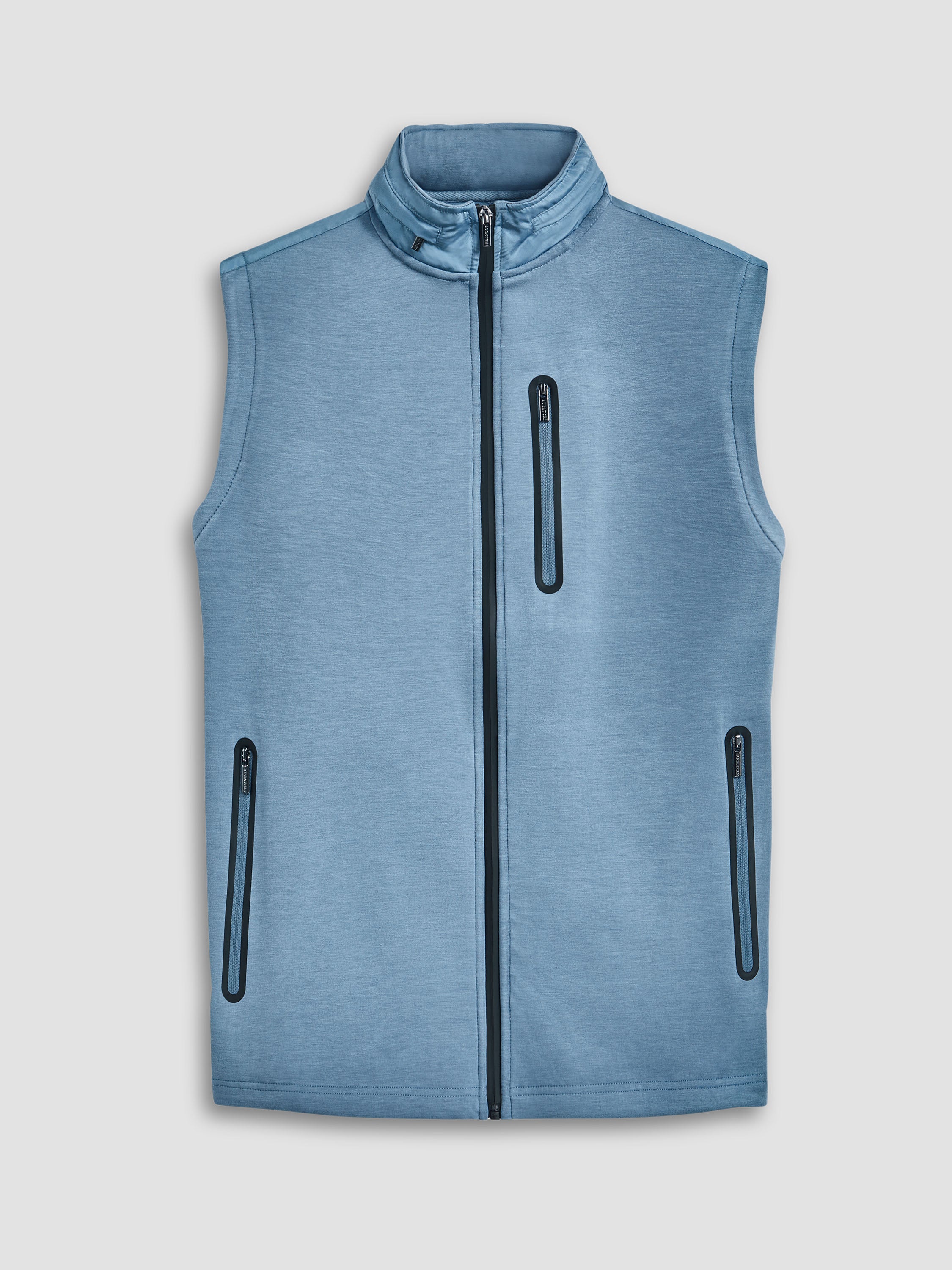 Soft Touch Performance Vest With Stow-Away Hood