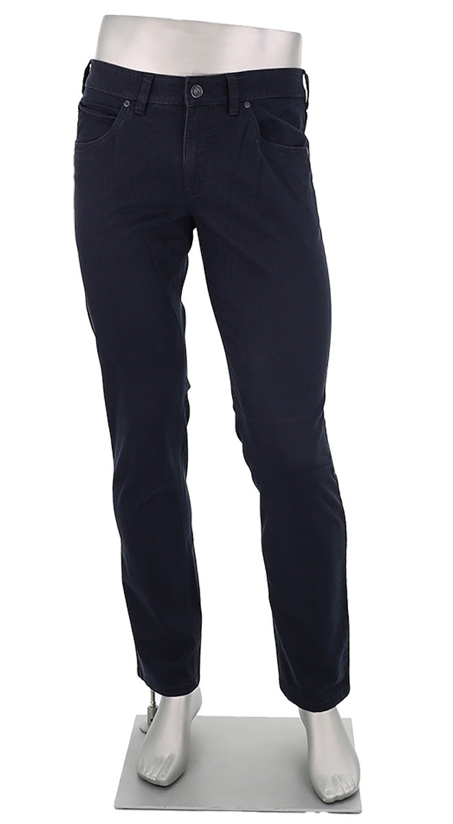 Gardeur Bill Solid Navy Cotton Pant