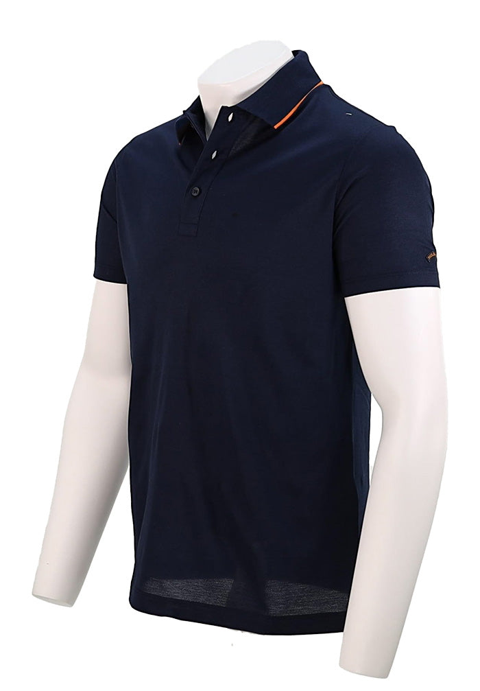 Paul and Shark Short Sleeve Polo Navy