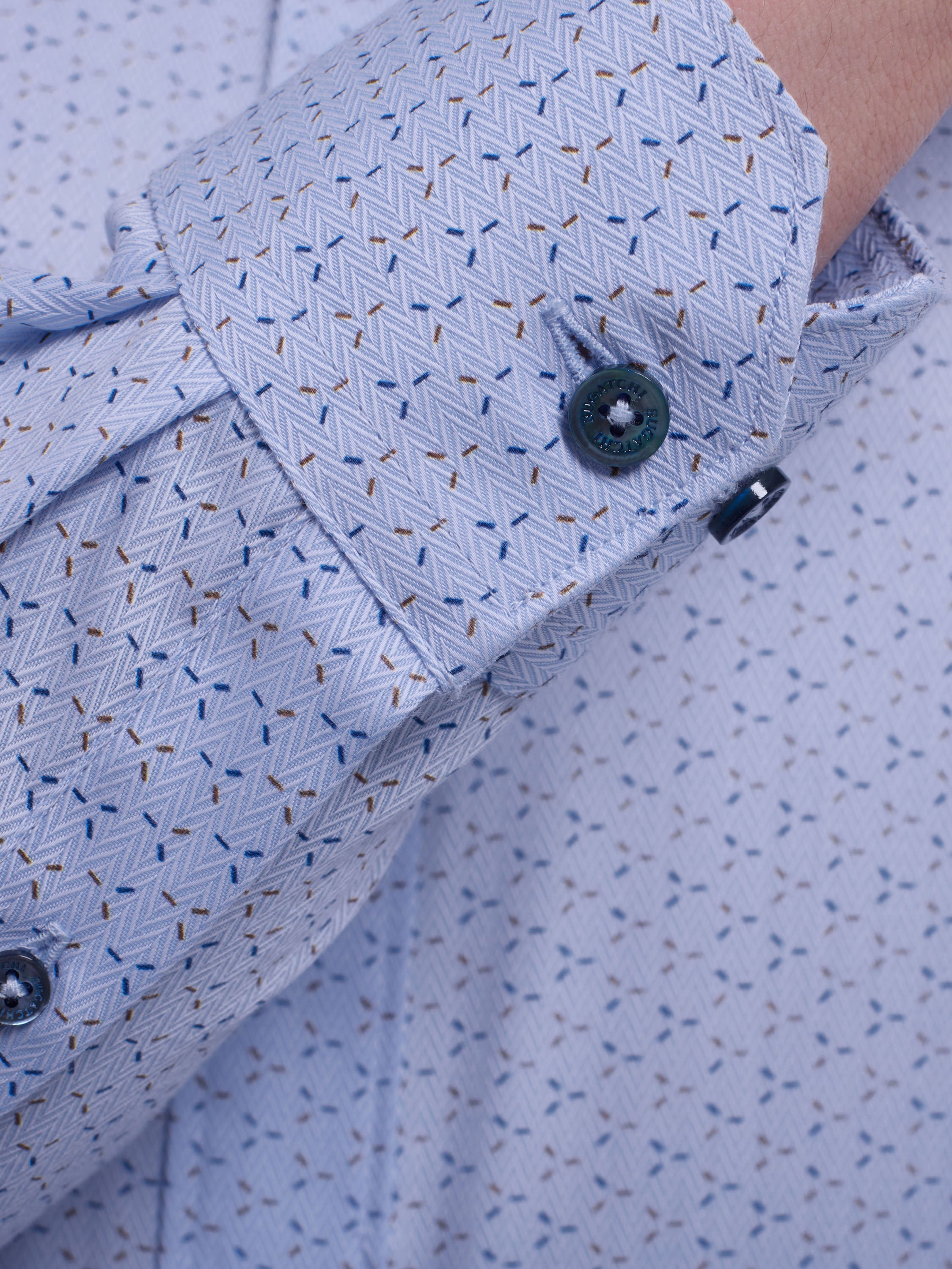 Bugatchi L/S Axel Woven Shaped