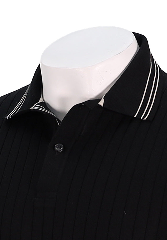 Paul & Shark S/S Flat Rib Polo, Black