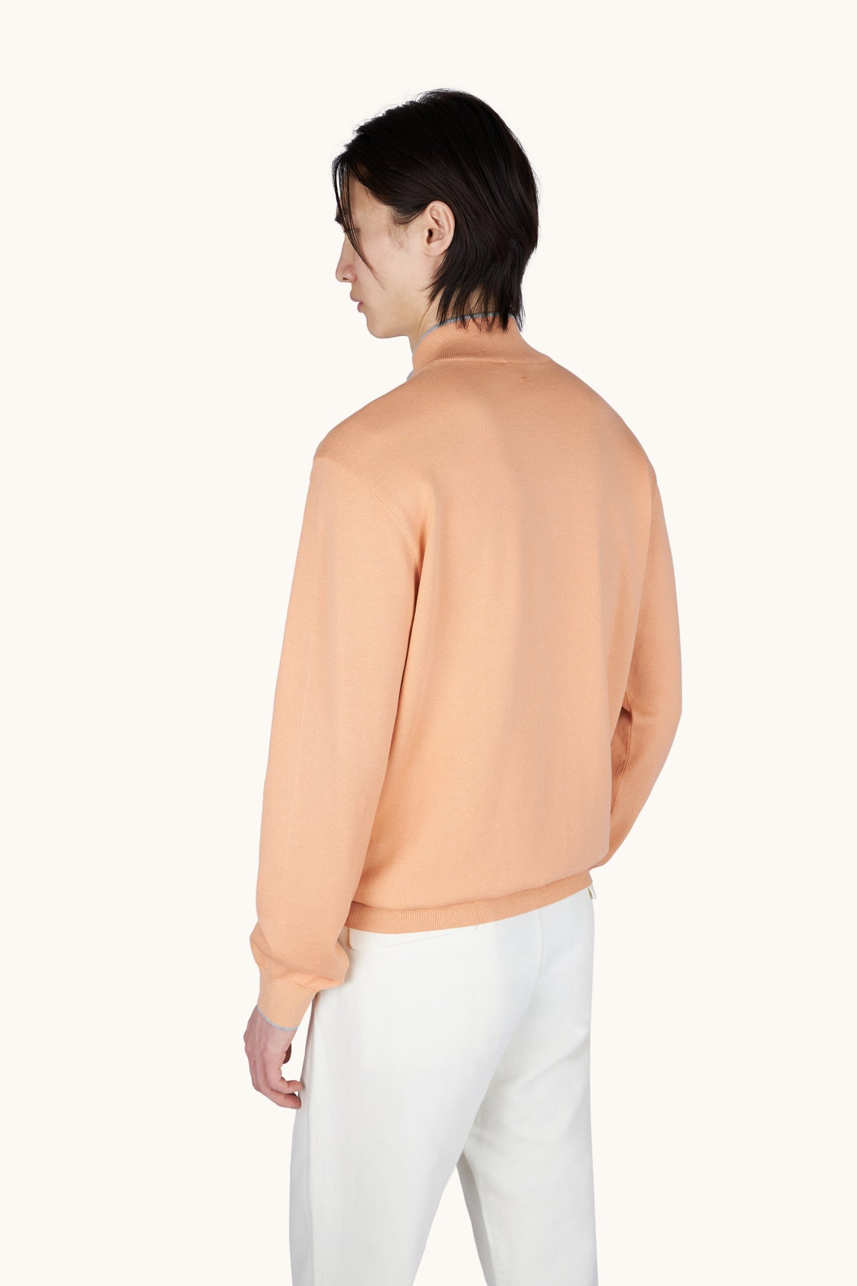 Paul & Shark Quarter Zip Sweater, Orange – view 5