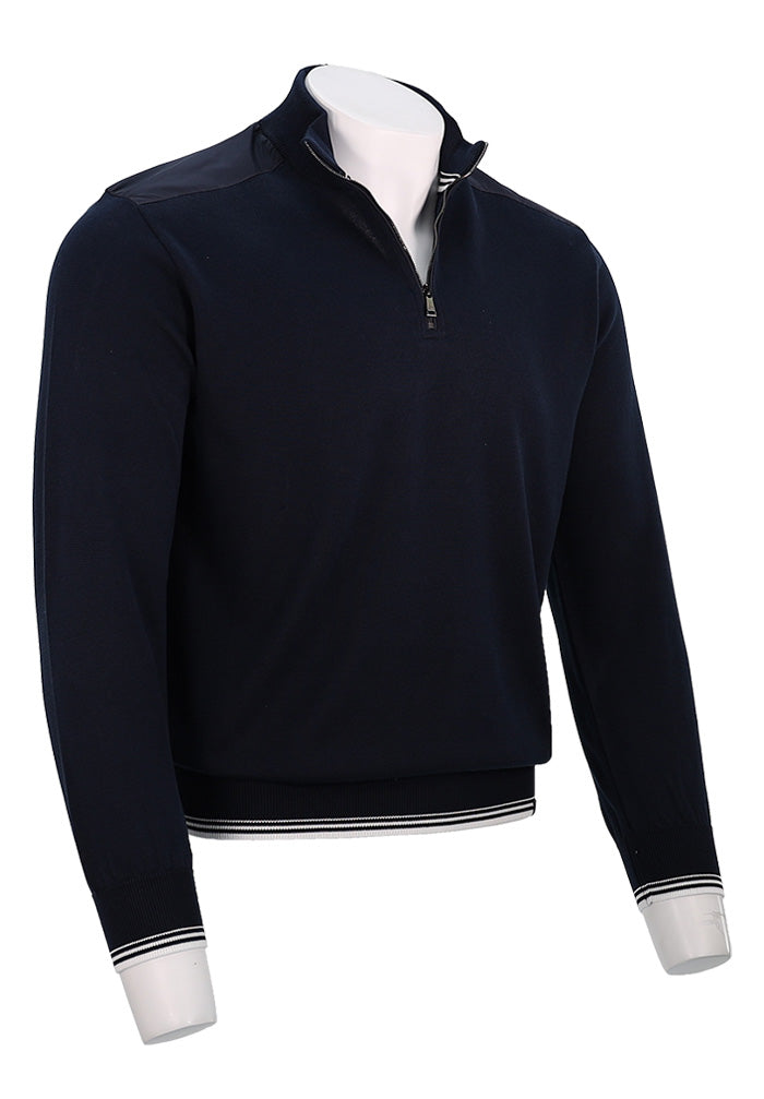 Paul & Shark Half Zip Sweater, Navy