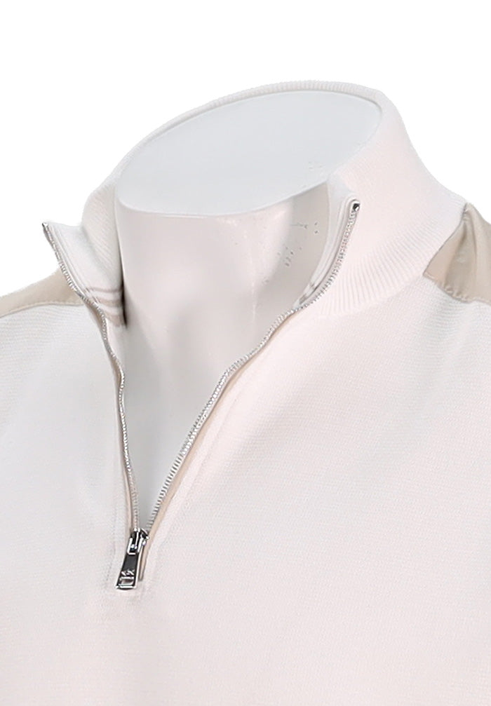 Paul & Shark Half Zip Sweater, Cream