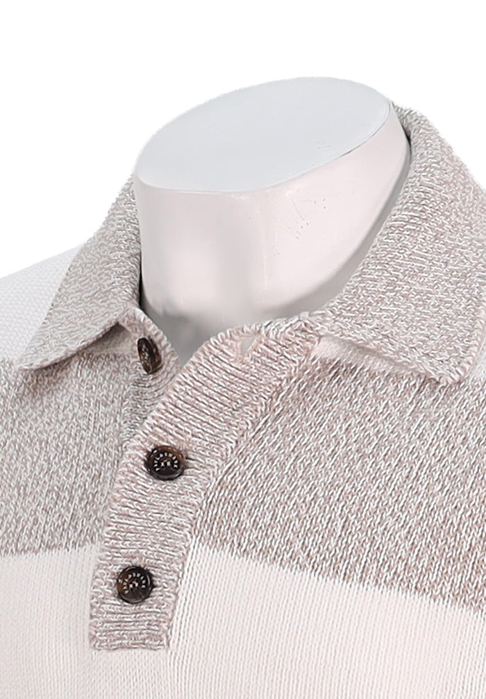 Paul & Shark L/S Polo, Cream