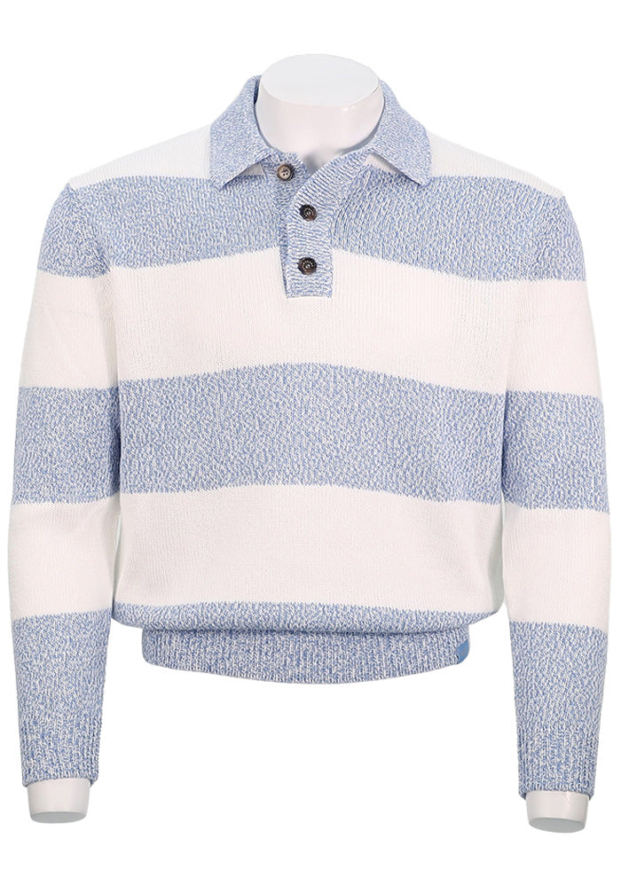 Paul & Shark L/S Polo, Blue