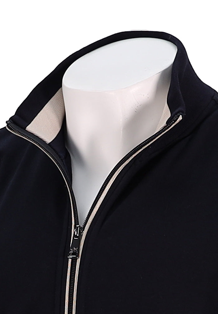 Paul & Shark Full Zip Sweater, Black