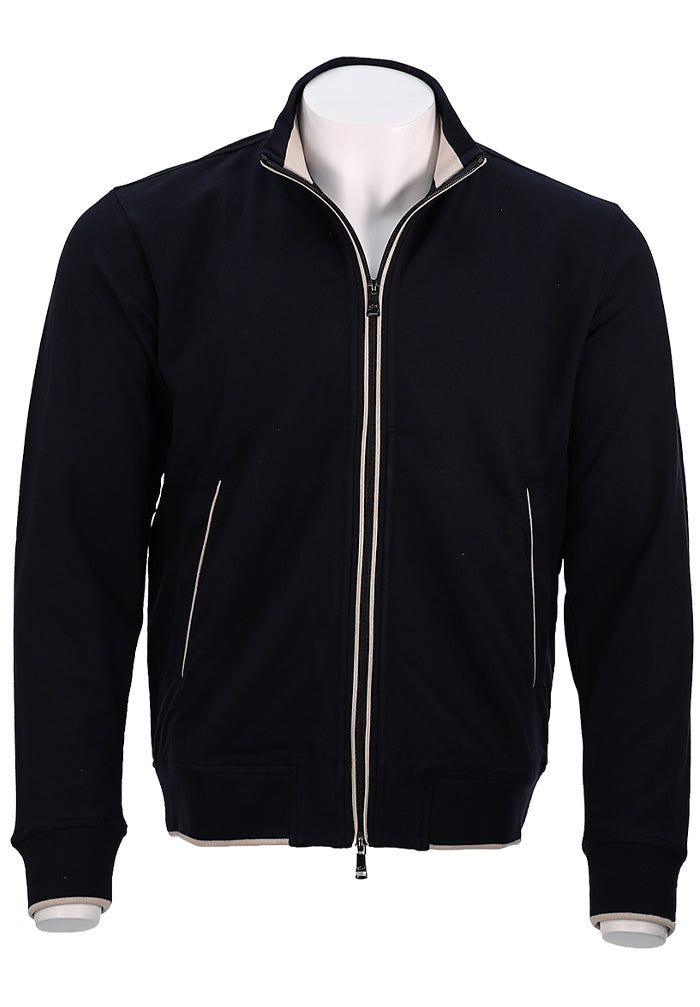 Paul & Shark Full Zip Sweater, Black