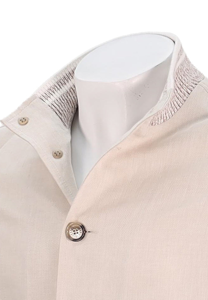 Paul & Shark Full Button Bomber, Cream