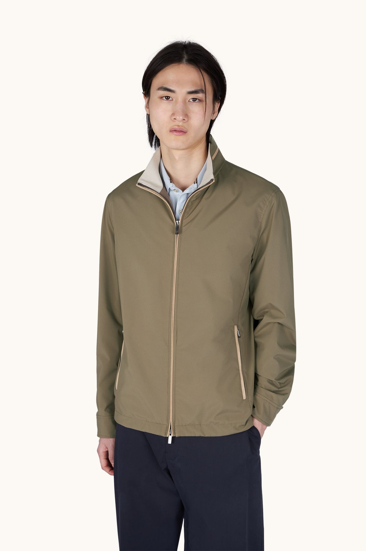 Paul & Shark Full Zip Sweater, Brown – view 4