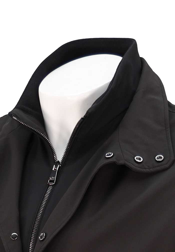Paul & Shark Button Down Bomber, Black