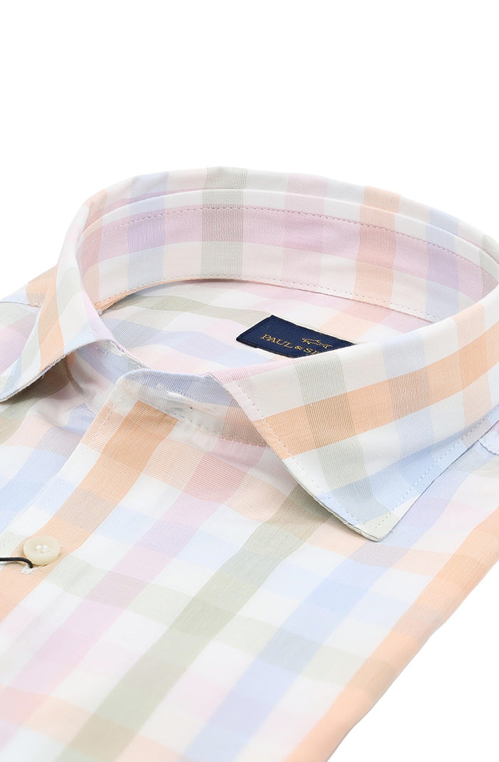 Paul & Shark Long Sleeve Shirt, Multitone Check