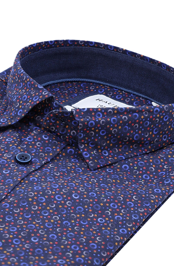 Haupt Long Sleeve Shirt | Navy