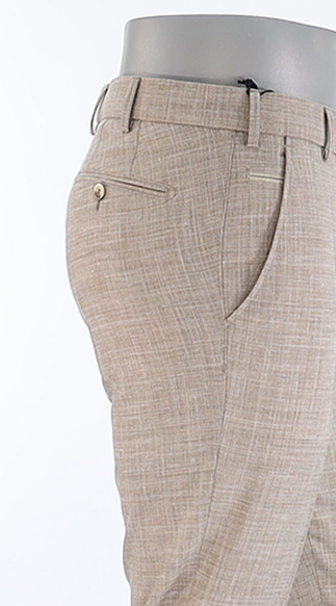 meyer 2026 bonn pants camel beige mens summer pants linen 