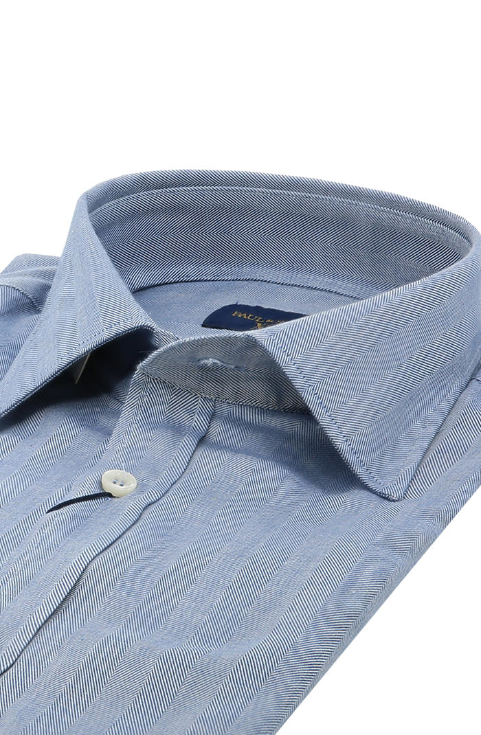 Paul & Shark Xsoft cotton lyocell shirt For Men In Blue 15313130CF