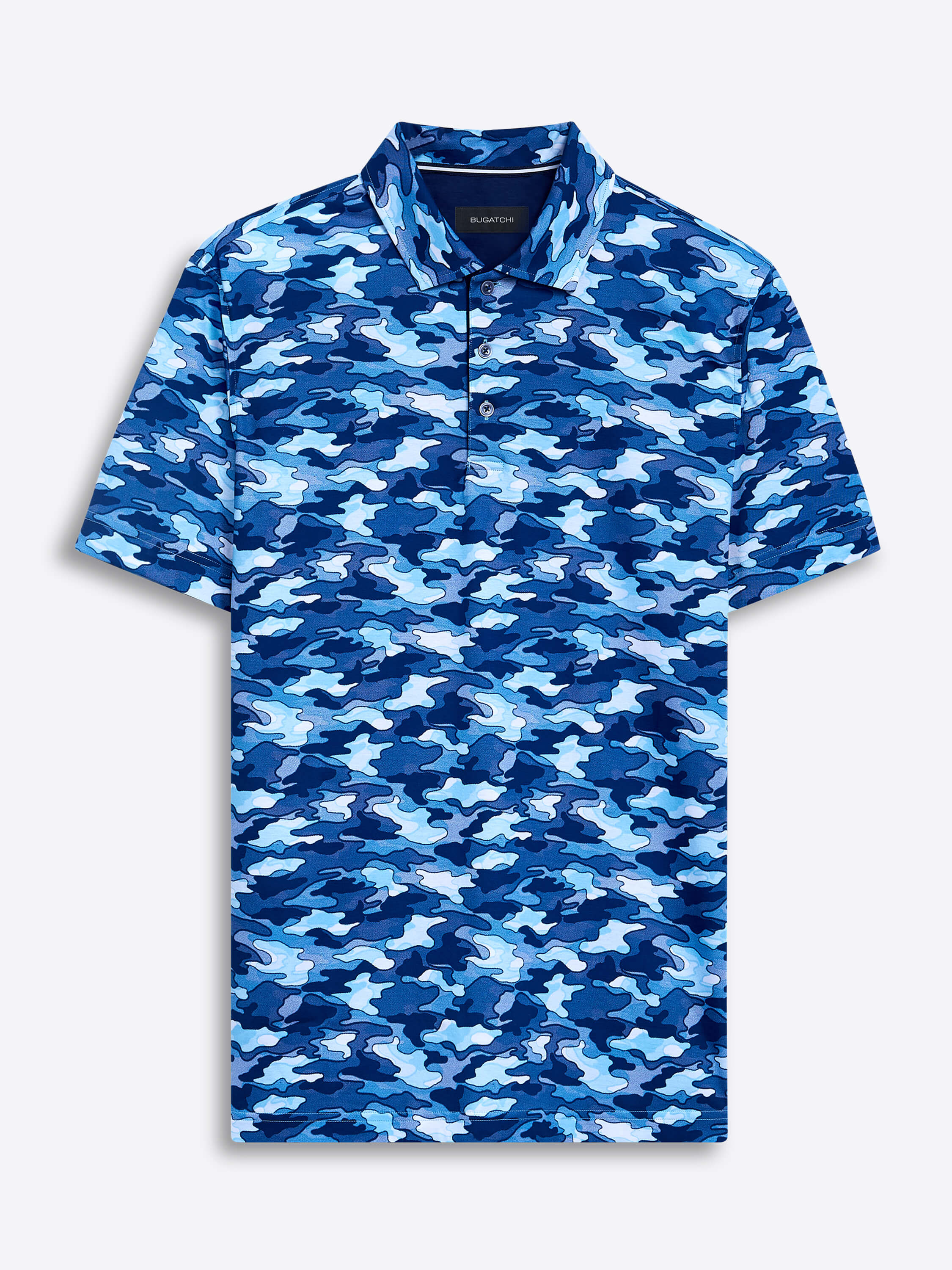 Bughatchi Short Sleeve Digital Polo