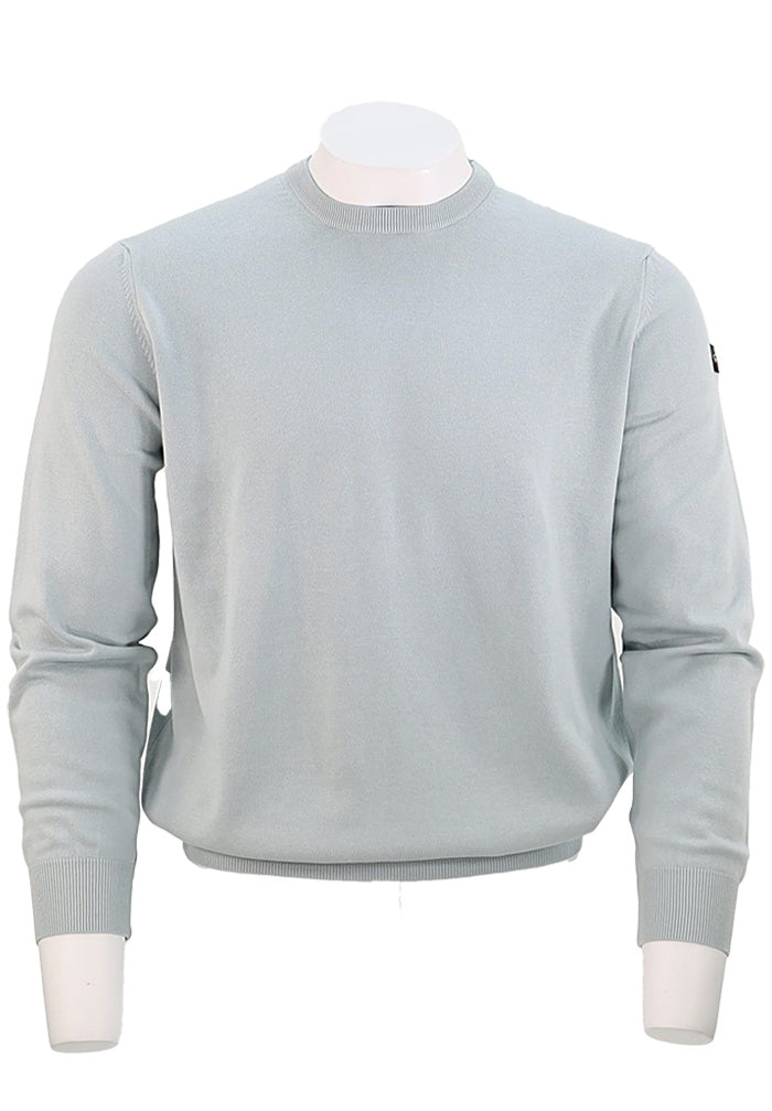 Paul and Shark Crew Neck Aqua