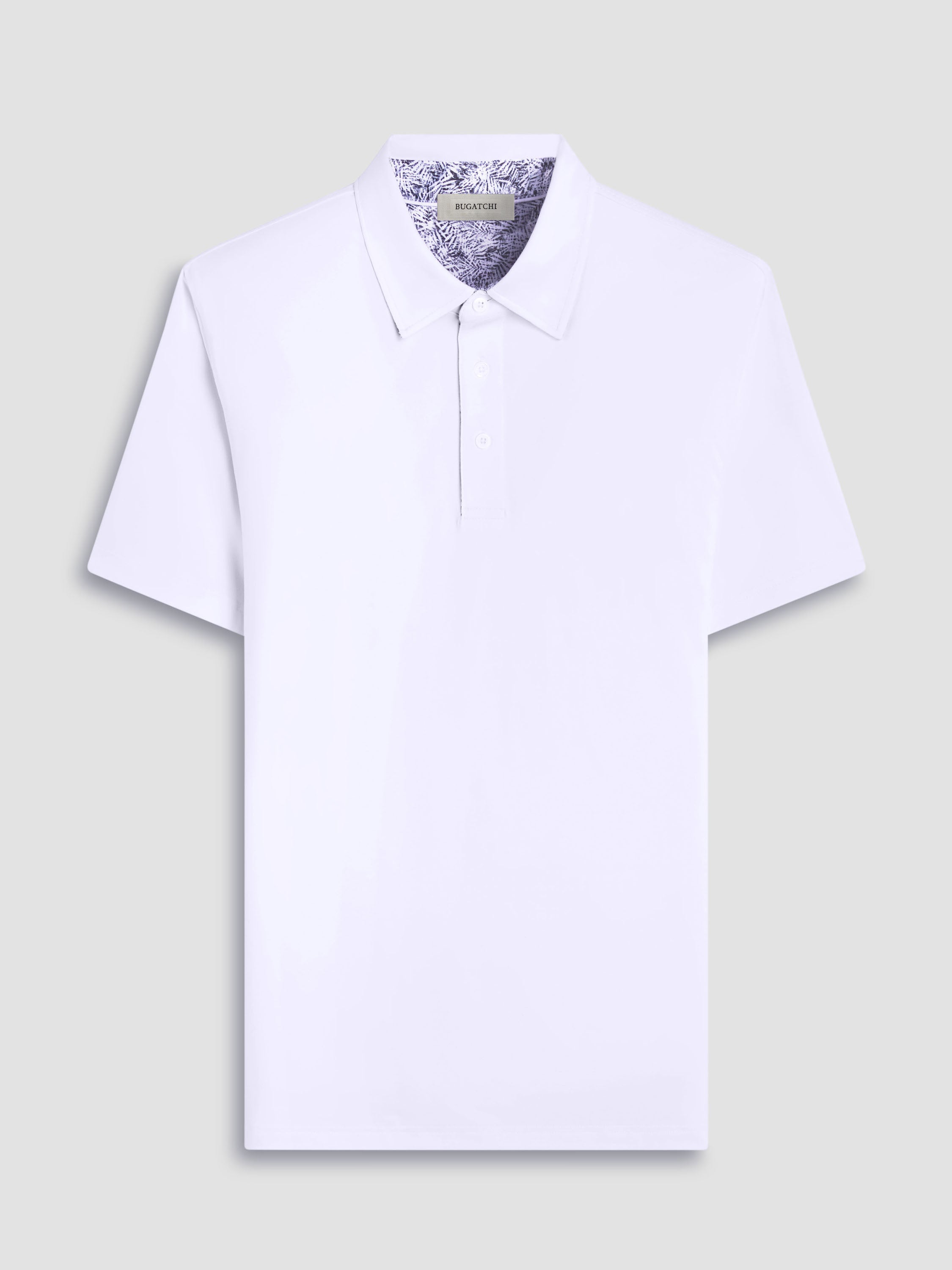 S/S Bugatchi Three Button Polo